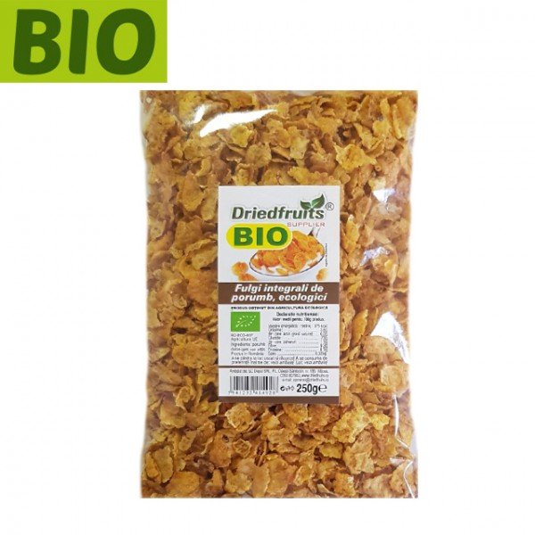 Fulgi integrali porumb BIO - 250 g